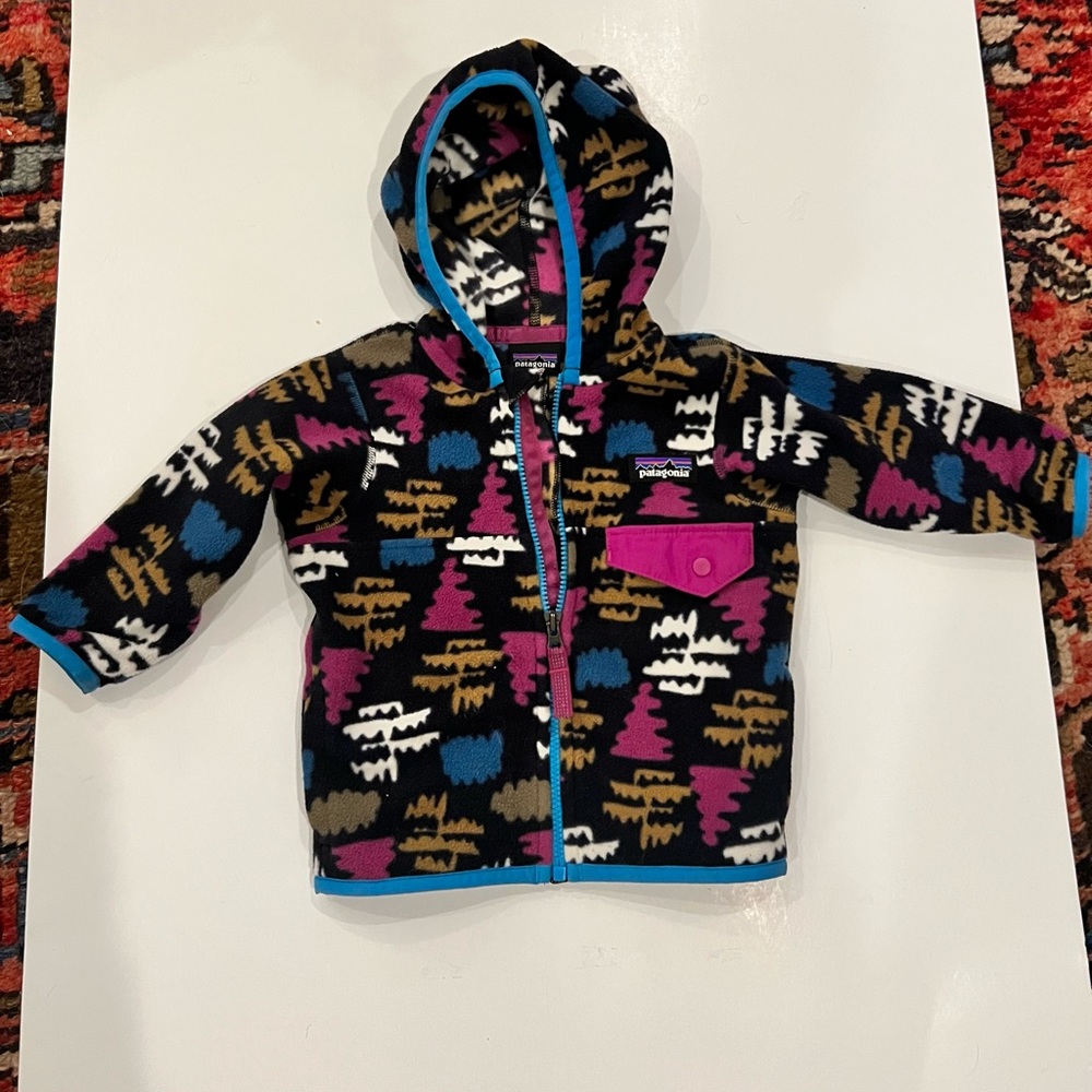 Patagonia Hooded Fleece Jacket 3-6 months